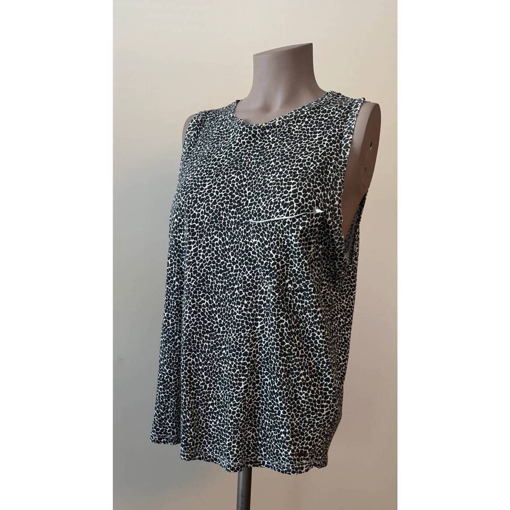 NEW N:PHILANTHROPY women's noir tank top in leopard